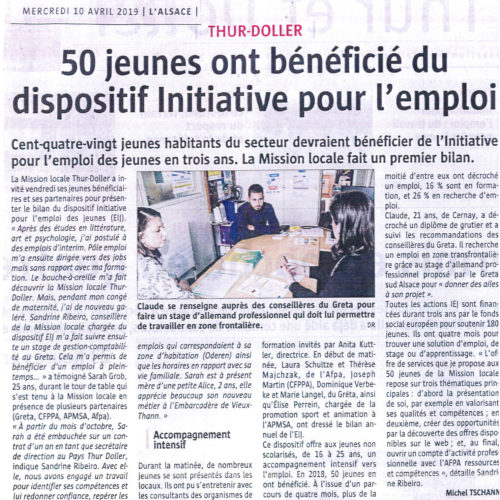 50 jeunes ont bénéficié du dispositif Initiative pour l’emploi