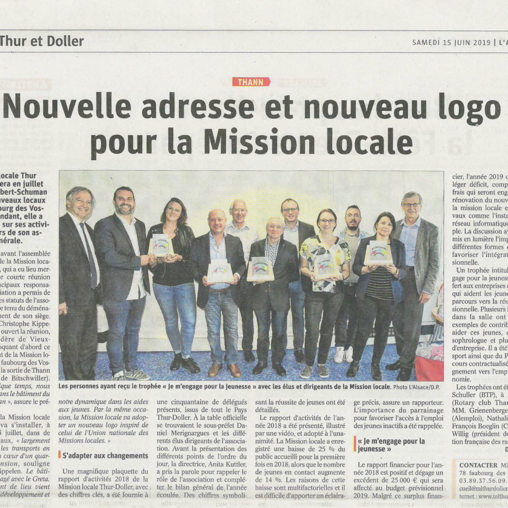 Nouvelle adresse et nouveau logo